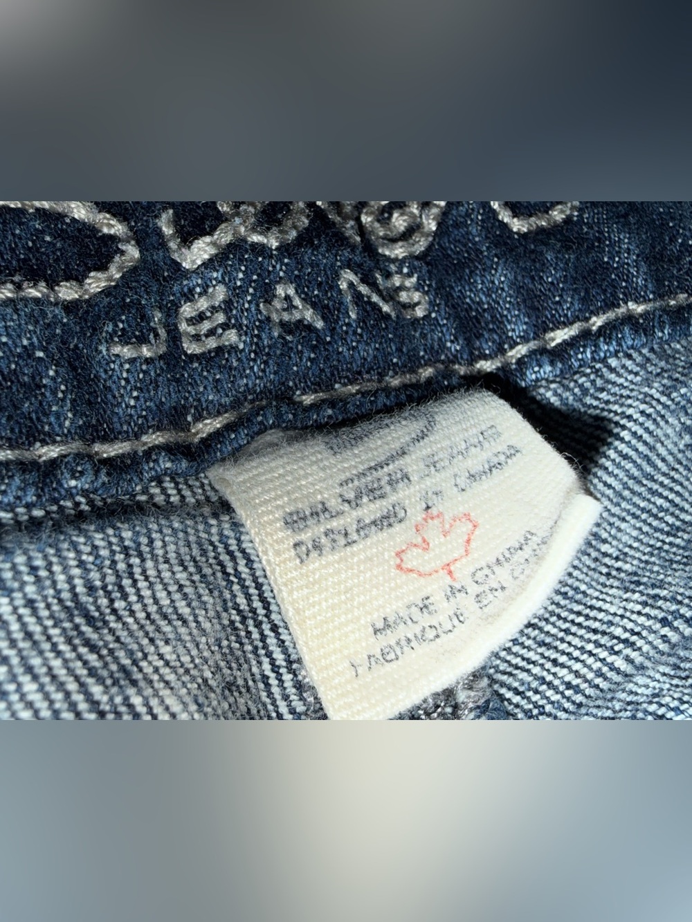 Silver Jeans Jeans Co. Women's Distressed Bootcut Jeans - Dark Blue Lola - Picture 2 of 5